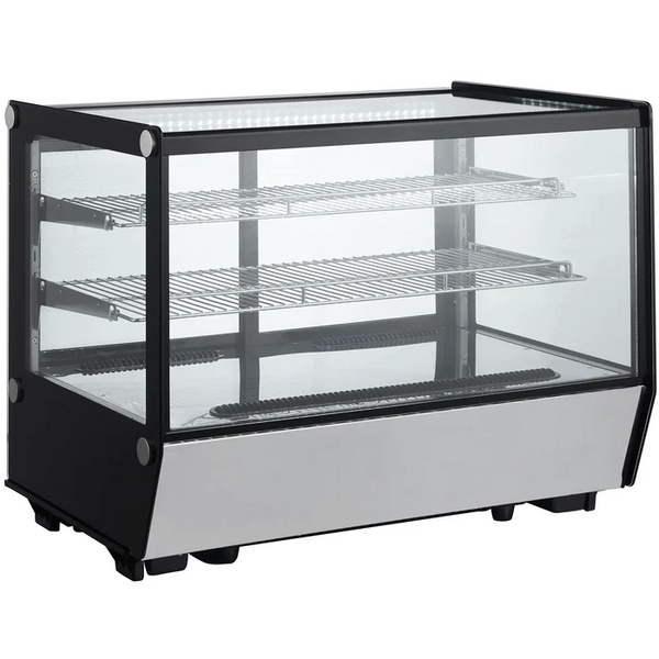 Nordic Air Counter Top 35" Square Glass Refrigerated Pastry Display Case