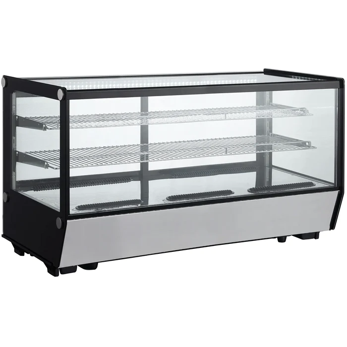 Nordic Air Counter Top 48" Square Glass Refrigerated Pastry Display Case
