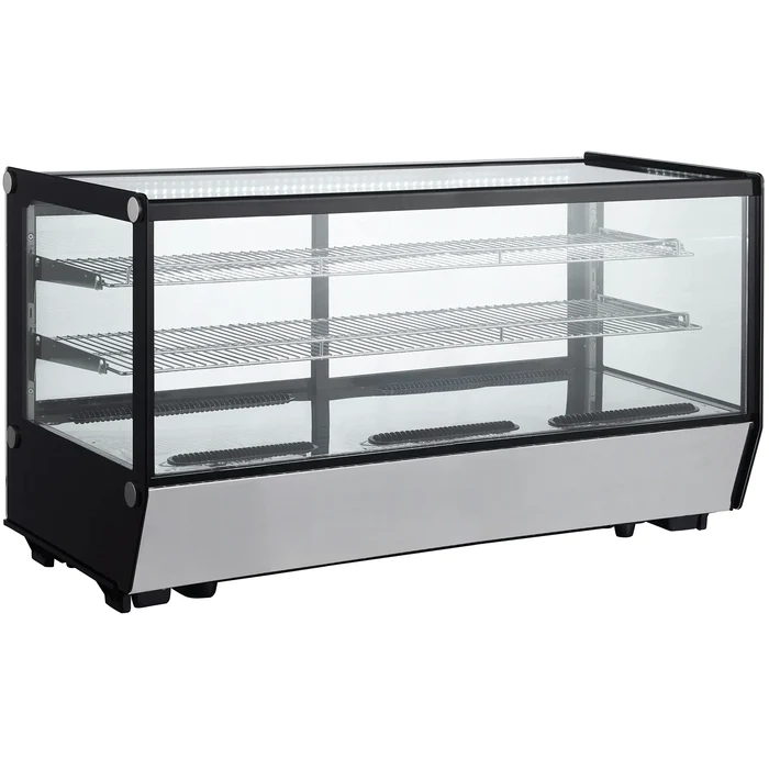 Nordic Air NSCP-48 Counter Top 48" Square Glass Refrigerated Pastry Display Case