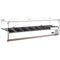 Nordic Air NTR-60 Refrigerated 59" Topping Rail with Glass Sneeze Guard