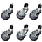 Omega 4" Casters For Stainless Steel Tables (Full Set)