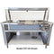 Maple Leaf CST-7 Steam Table - 7 Wells, Optional Sneeze Guard