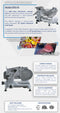 Pro-Cut KDS-10 Meat Slicer - 10" Blade, 1/3 HP, Belt Drive