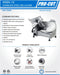 Pro-Cut KSDS-12 Meat Slicer - 12" Blade, 1/3 HP, Belt Drive