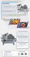 Pro-Cut KSDS-12 Meat Slicer - 12" Blade, 1/3 HP, Belt Drive