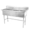 Stainless Steel Triple Compartment Sink - Various Configurations