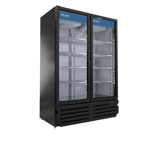 Pro-Kold VC-49 Double Door 54" Wide Display Refrigerator