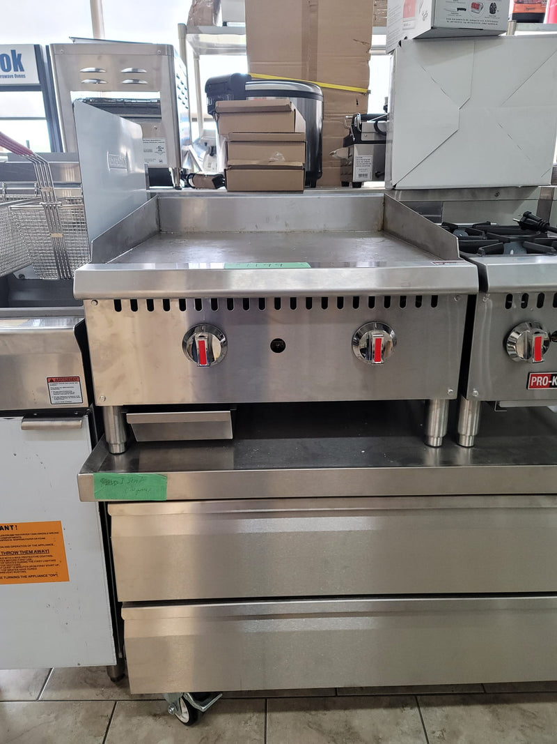 Blue Flame GG-24T Natural Gas/Propane 24" THERMOSTATIC Griddle