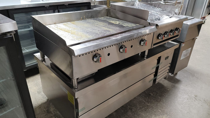 Blue Flame 48 Natural Gas Propane Thermostatic Griddle