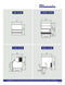Blue Air BLUI-250A Undercounter Ice Machine, Crescent Shaped Ice Cubes -251 lbs/24 HRS,96LBS Storage