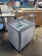 Windchill 26" Ice Cream Dipping Cabinet / Freezer with Flat Sneeze Guard and 120 L Capacity