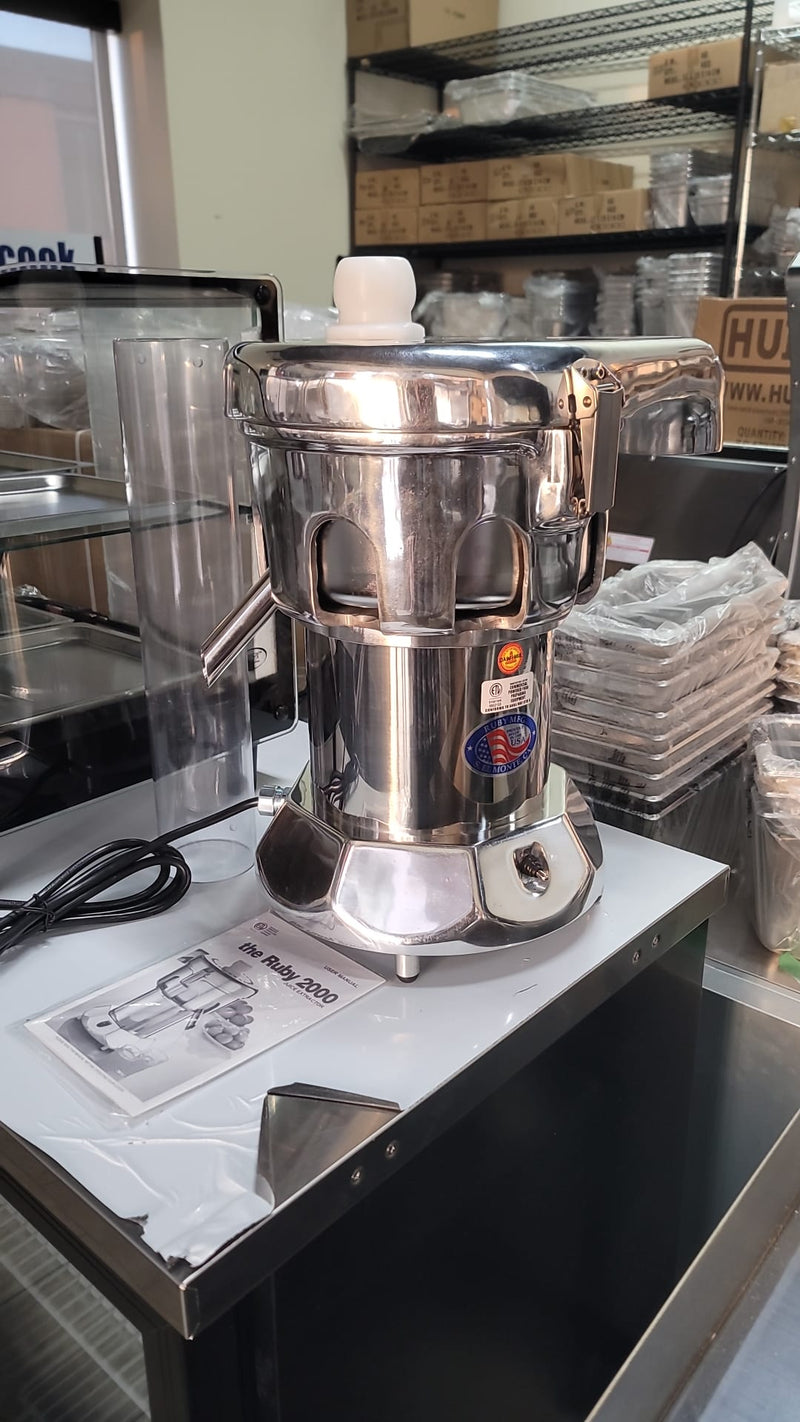 Extractor Ruby 2000 RUBY 2000 Commercial Juice Extractor – Maple Leaf Restaurant Equipment
