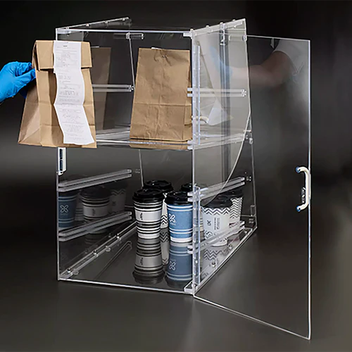 Maple Leaf ADC-4 Countertop Four Tier Acrylic Display Case