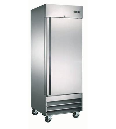 WindChill Single Solid Door 29" Wide Stainless Steel Freezer