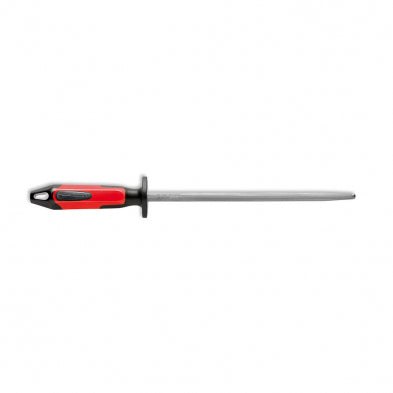 F.Dick Sharpening Steel Round Regular-Cut Red/Black 10"