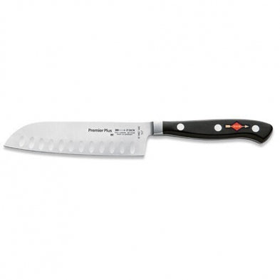 F.Dick Premier Eurasia Santoku Knife Kullenschliff Black 5.5