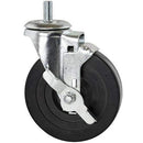 Canarac Casters For Wire Shelving (Set of 4) - Rubber & Polyurethane Options