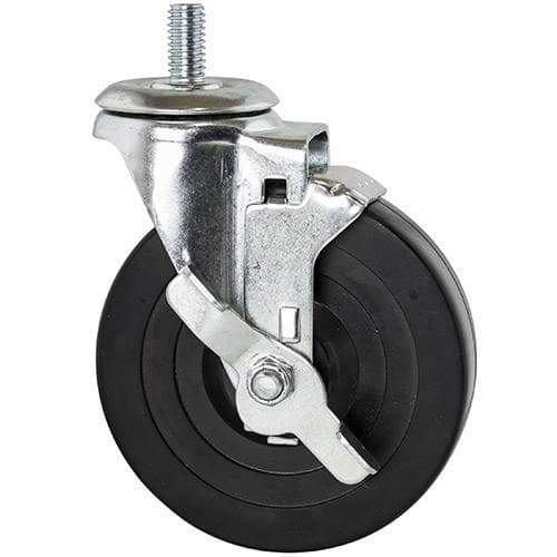 Canarac Casters For Wire Shelving (Set of 4) - Rubber & Polyurethane Options