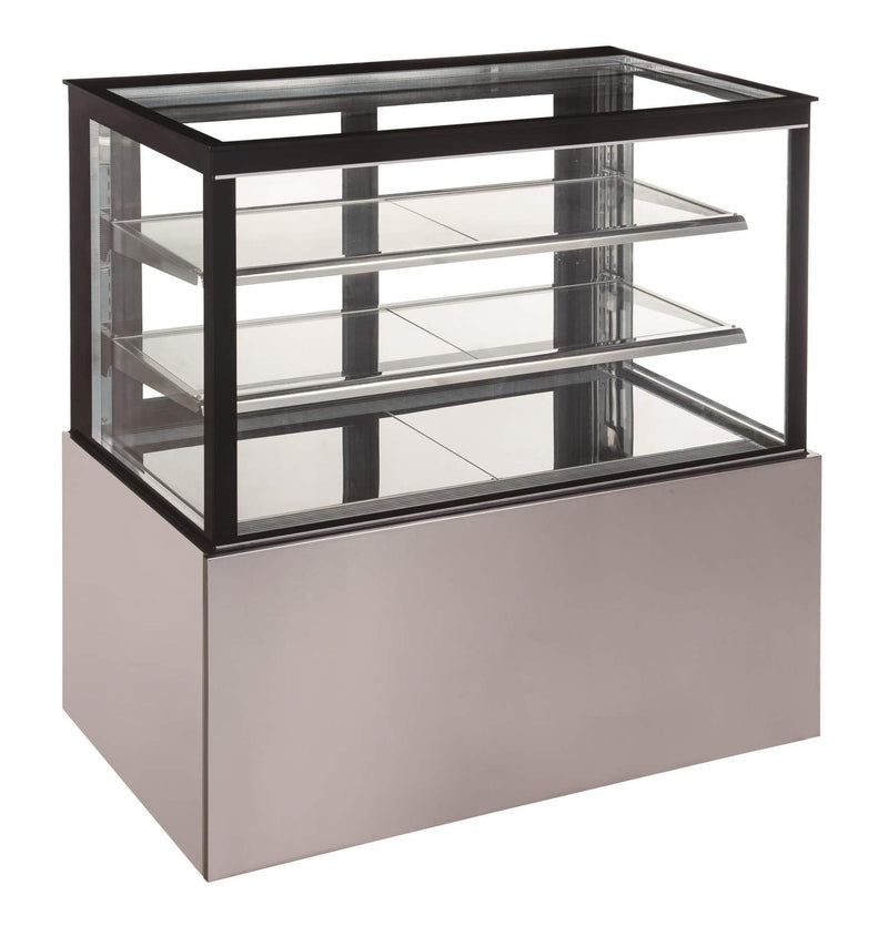 Windchill Flat Glass 2 Tier 36" Refrigerated Pastry Display Case