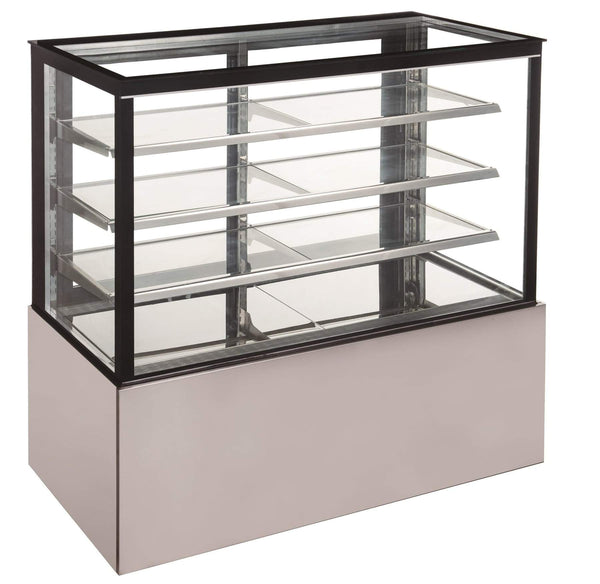 Windchill Flat Glass 3 Tier 36" Refrigerated Pastry Display Case