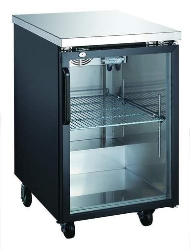 WindChill BB-3024G 24" Single Swing Glass Door Back Bar Cooler