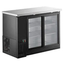 WindChill WC-UBB24-48G 49" Double Glass Door Back Bar Cooler - Swing & Sliding Door Options
