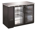 WindChill WC-UBB24-48G 49" Double Glass Door Back Bar Cooler - Swing & Sliding Door Options