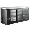 WindChill WC-UBB24-70G 73" Triple Glass Door Back Bar Cooler - Swing & Sliding Door Options