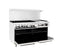 Omega Natural Gas 6 Burners with 24" Griddle Stove Top Range