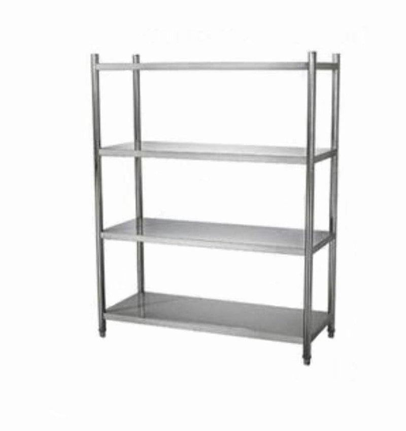Omega Stainless Steel 4 Tier Free Standing Shelf - Various Sizes