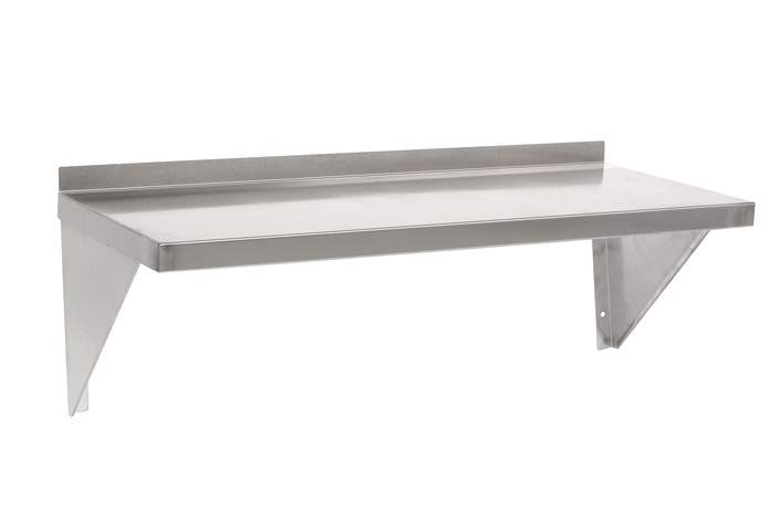 Stainless Steel Wall Shelves - Various Sizes