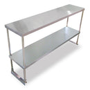 Stainless Steel Double Tier Over Shelf - Various Sizes
