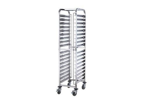 Winco  Stainless Steel 36-Tier Steam Table Pan/Food Pan Rack